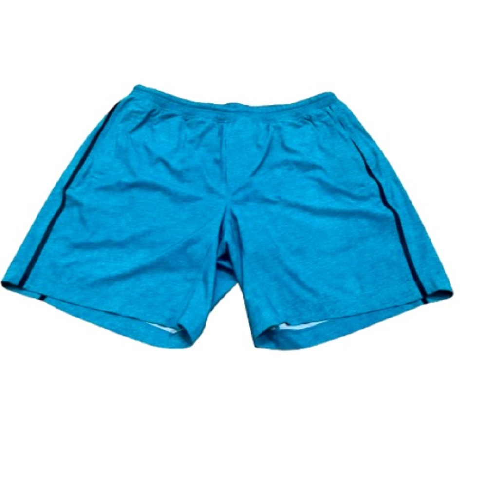 Lululemon Men’s Pace Breaker Lined Athletic Shorts
Size XXL Teal Blue Green